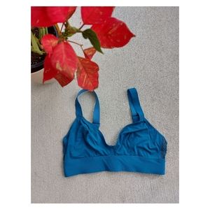 Parade Triangle Bralette in New Blue